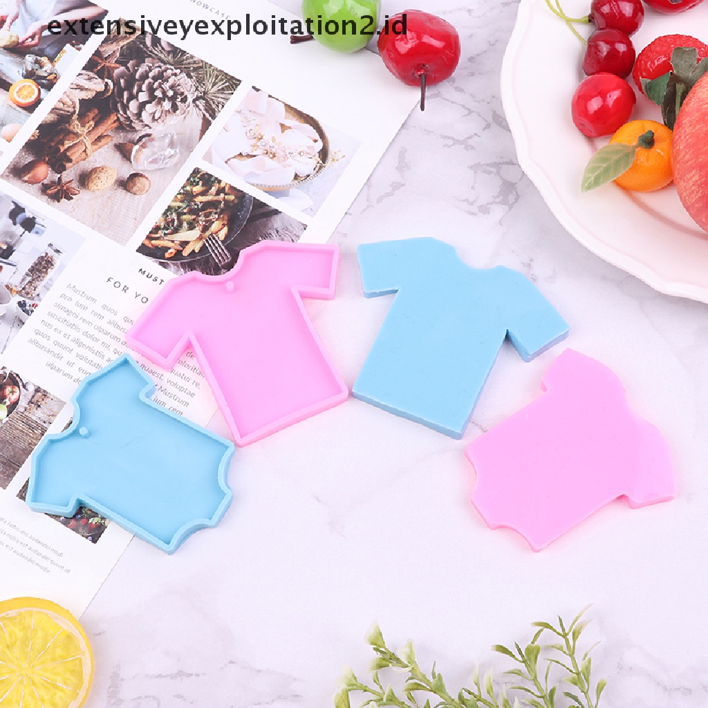 {NEW} Gadis Kemeja Baju Pakaian Silikon Gantungan Kunci Cetakan DIY Desserts Cetakan Dekorasi Kue.