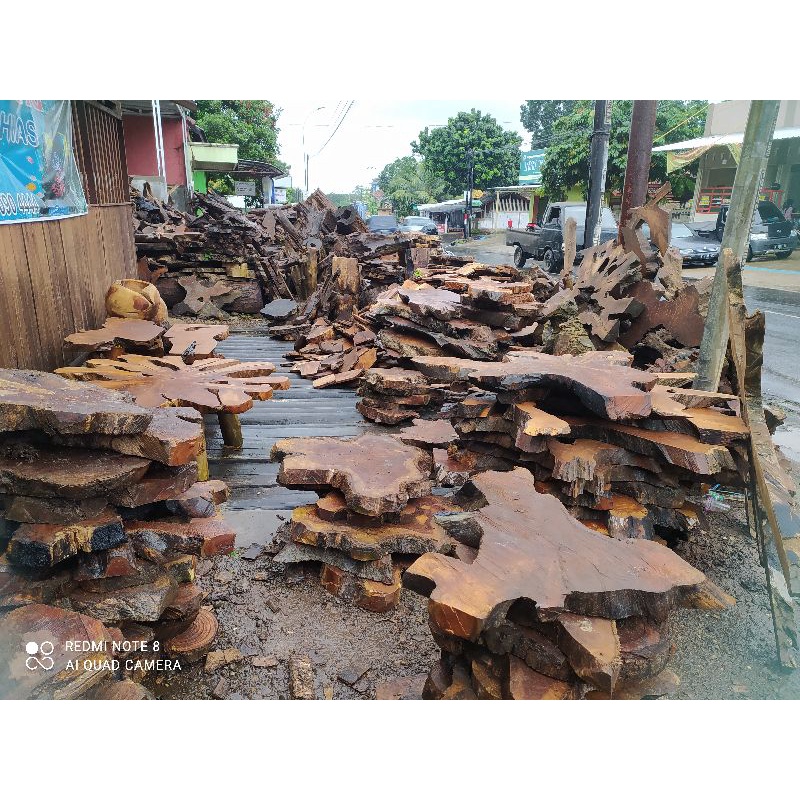 Mentahan Akar jati/top akar jati/top meja kayu jati