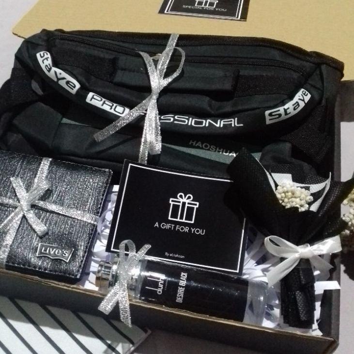 

╔║╗ TERBARU!! Gift Box Hampers Cowok Premium Exclusive Black Series Gift Box Cowok Gift Box For Man Kado Wisuda Kado Ulang Tahun Premium