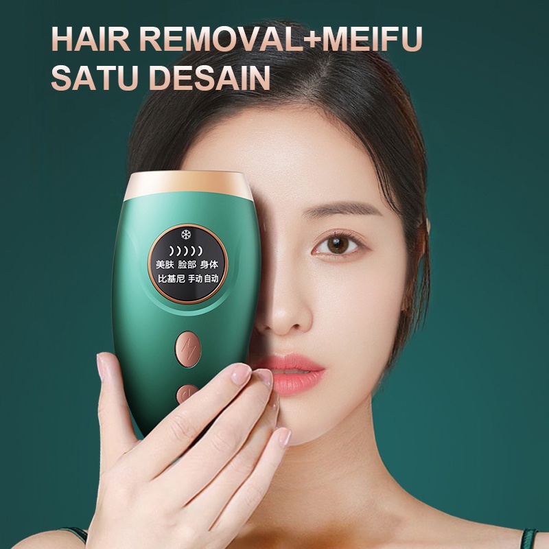 IPL laser Hair Removal Perontok Bulu Permanent / Alat Penghilang bulu TANPA SAKIT / Instrumen Penghilang Rambut / Laser Tubuh Es Tanpa Rasa Sakit