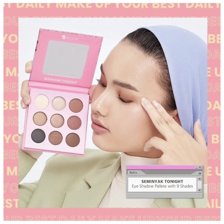 EYESHADOW SEMINYAK PALLETE MSGLOW MSCOSMETIC