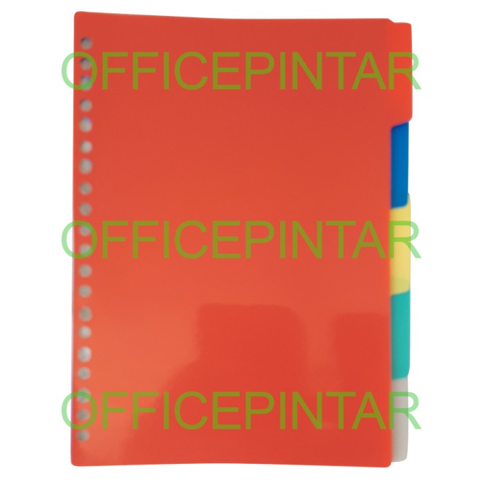 

[OFFICE] DIVIDER / PEMBATAS A5 UNTUK BINDER 20 LUBANG