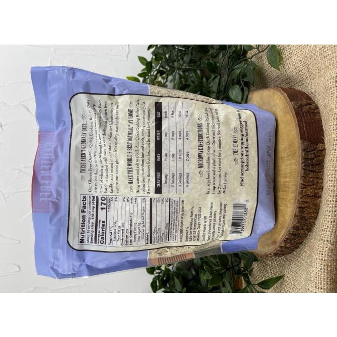 

Bob'S Red Mill Organic Gluten Free Quick Cooking Rolled Oats 794 Gram Menu Sarapan