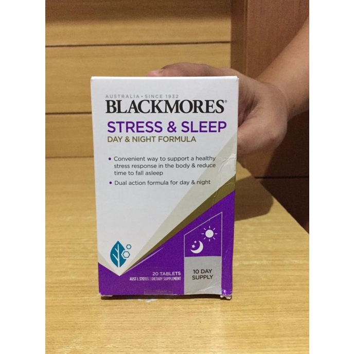 Jual Blackmores Stress And Sleep Day And Night Formula 20 Tablet Tidur