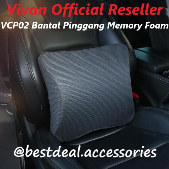 Vivan VCP02 Bantal Mobil Sandaran Pinggang Memory Foam Lumbar Pillow