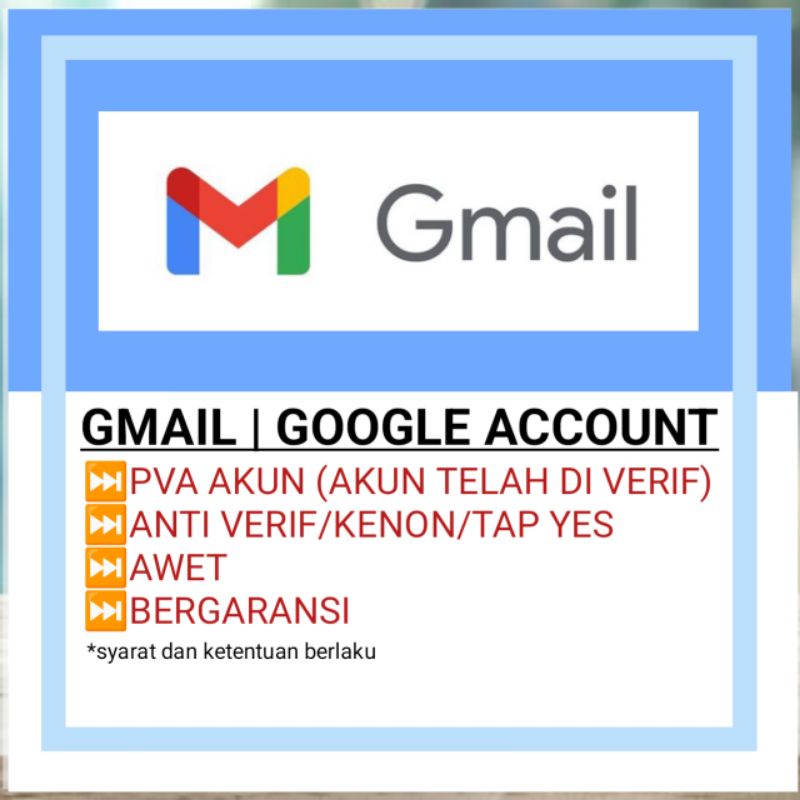 Email Gmail akun google pva