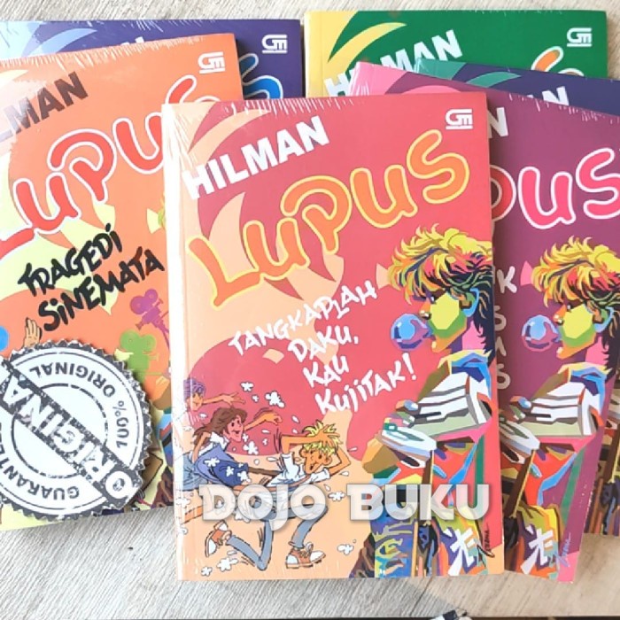 Buku Novel Lupus Oleh Hilman Tangkaplah Daku Topi Centil Makhluk Manis - Tangkaplah Daku - Original