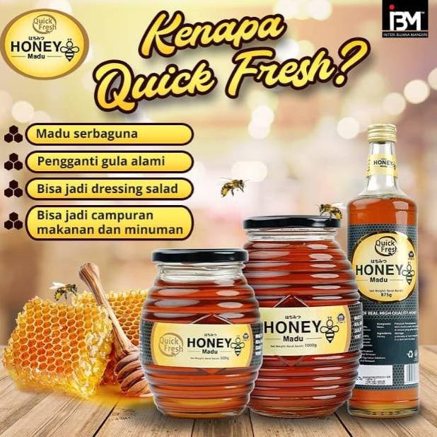 

ゼ Madu Murni Asli Quick Fresh Honey 1kg (Bucket Plastik) ㊡