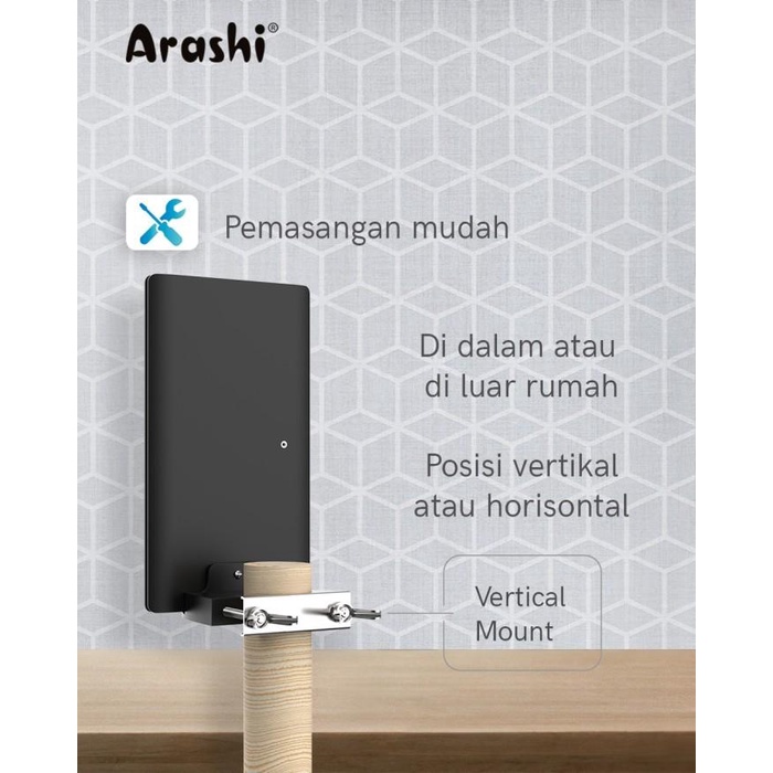 Antena Arashi ADA-1003 ADA1003 Antenna Digital Analog Indoor Outdoor