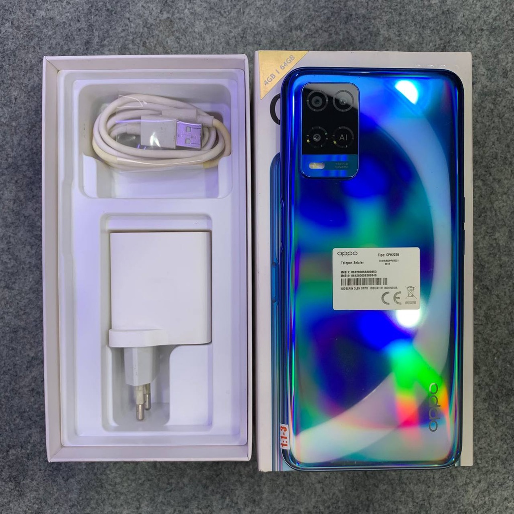 Oppo A54 4/64GB Second Mulus No Minus Bekas Seperti Baru
