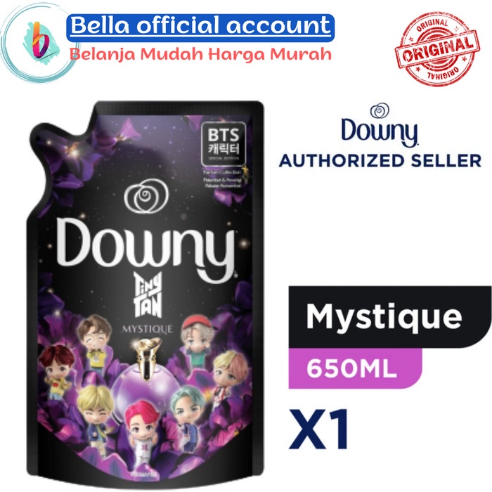 Downy TinyTAN BTS Edition Pelembut dan Pewangi Pakaian Passion 650 ml - Mistiq