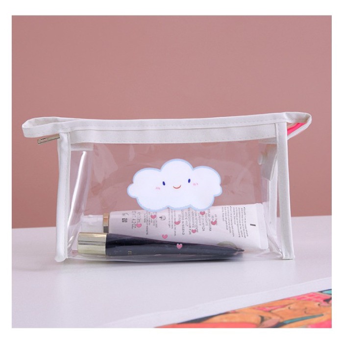 

Tempat Pensil Pencil Case / Tempat Pensil Transparan Motif