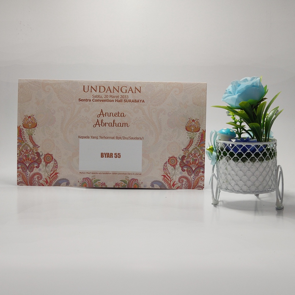 Kertas Blangko Undangan Byar 55 Murah