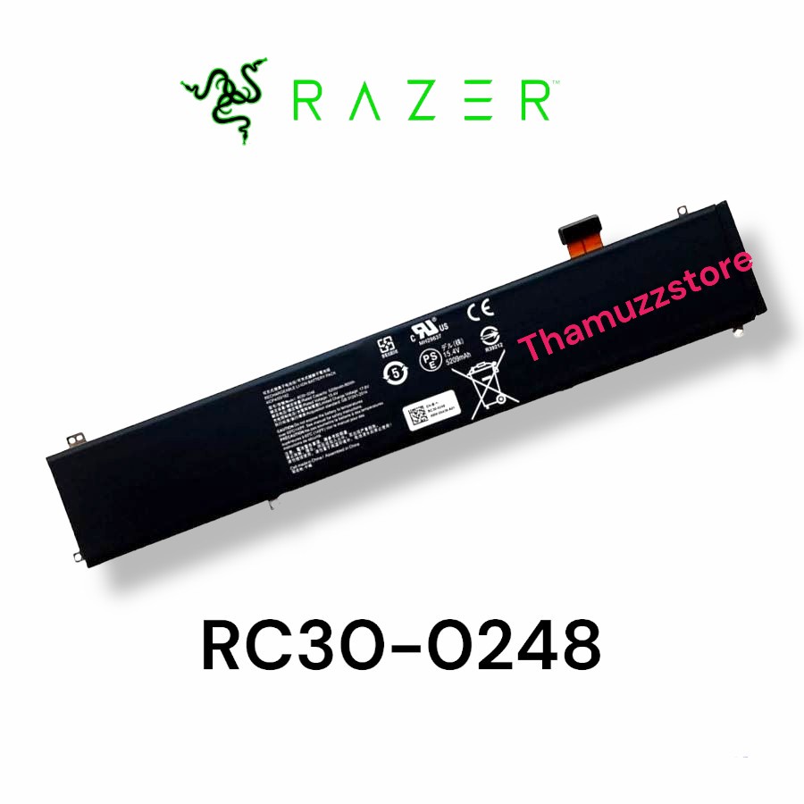 Baterai RC30-0248 Razer Blade 15 2018 RTX 2070 Max-Q RZ09-0238 6E91