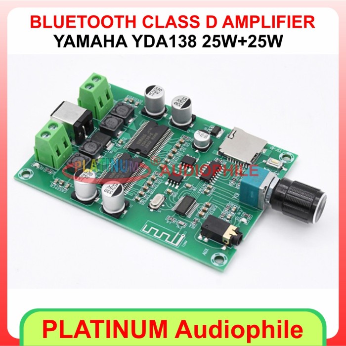 [HARGA PROMO] Yda138 Bluetooth Amplifier Class D 2X25W Dc 12V Yda138E Yamaha - Perlengkapan Elektronik Murah / Perangkat Elektronik Batrai / Battery BERKUALITAS