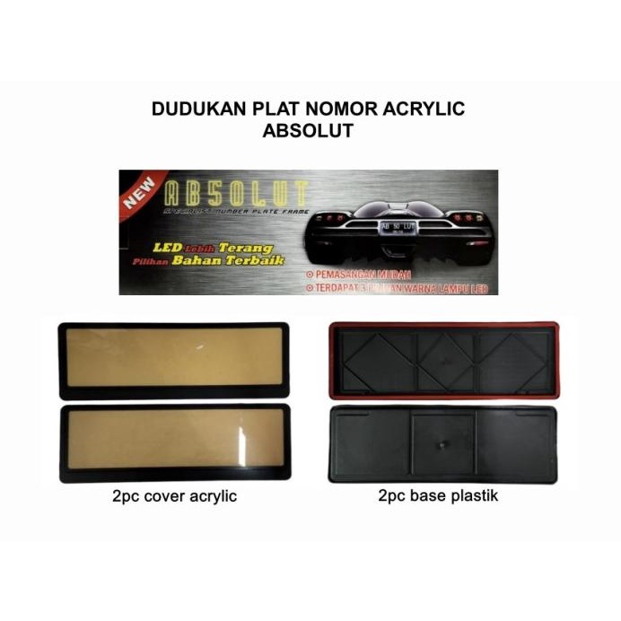 

Dudukan Plat Nomor Mobil Acrylic Absolut Gratis Ongkir