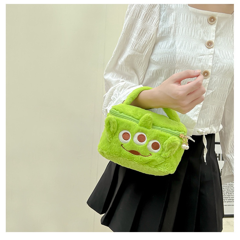 cod☜☞ready tas Kosmetik Tas Tangan Fashion Motif Kartun Karakter Hewan Anak &amp; Dewasa lagilaku