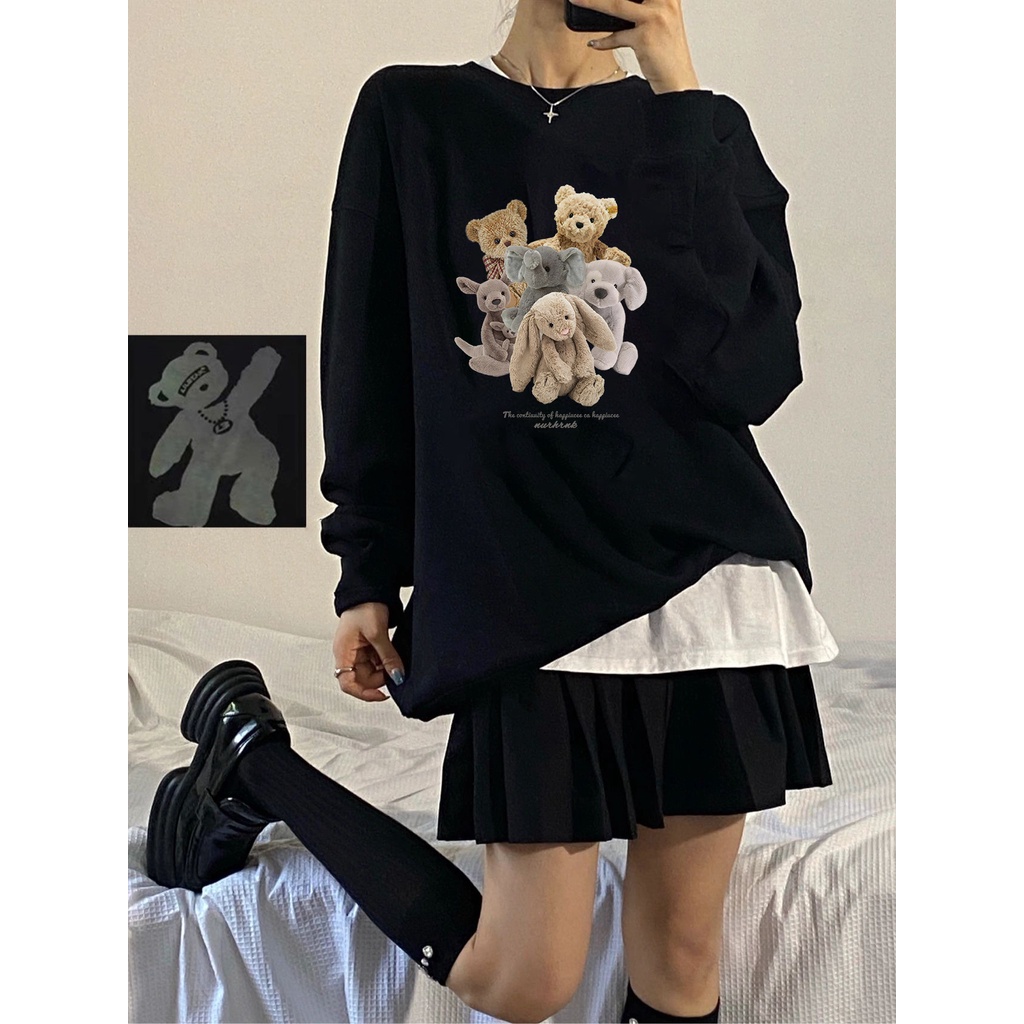 Sweater many dolls kaos oversize baju korean style wanita ootd A0384