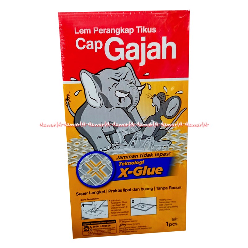 Cap Gajah lem Perangkap Tikus 70gr Super Lengket Lem Tikus Capgajah Cap Gadjah Lem Tikus Model Kertas Buku Glue Mouse Mice