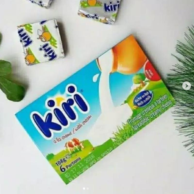 

EXCLUSIVE!Keju Kiri Cream Cheese 108gr / Keju Kiri Mpasi bayi / Kiri Cheese|SQ7