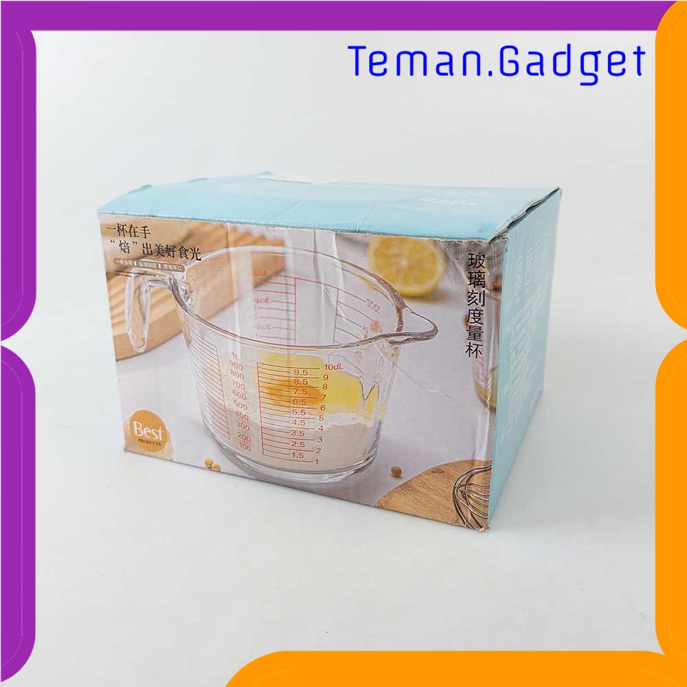 TG - DPR HUANMU Cangkir Gelas Ukur Takaran Microwave Heating Glass - GG-18