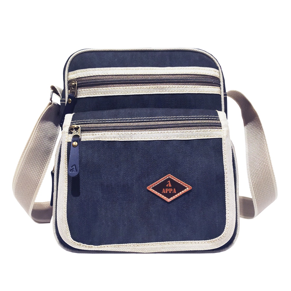 Tas Slempang Bahu AP348 shoulder bag Gaul Kanvas Vintage Classic Pria Wanita