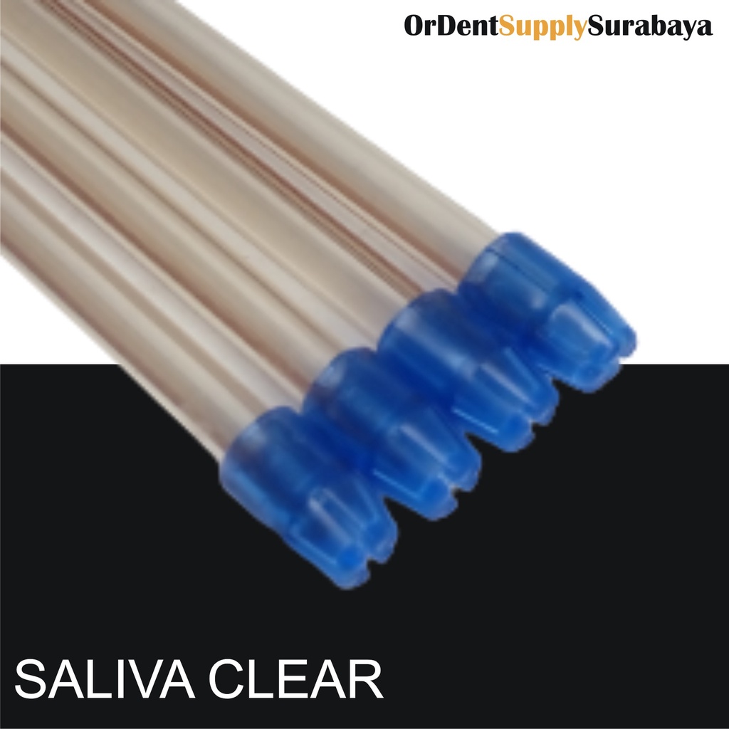 Saliva ejektor suction penyedot air liur isi 100 / suction saliva ejector