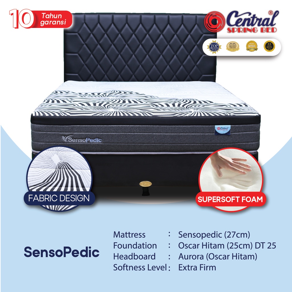Central Spring Bed Sensopedic – Bed Set