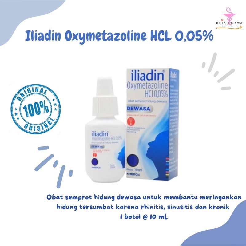 Jual Iliadin Dewasa 0,05% Nasal Spray 10 ML - Pereda Hidung Tersumbat ...