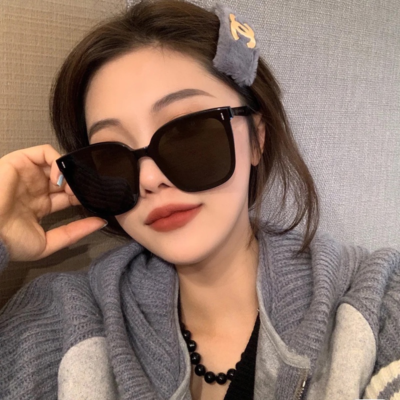 Papaozhu Chic Frida UV400 Perlindungan Big Square Sunglasses Untuk Pria Wanita Gaya Kacamata Oversized Shades Outdoor Fashion Sunnies Eyeglasses