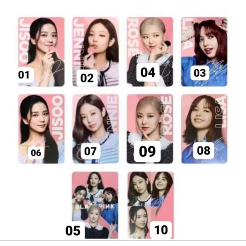 ready stock oreo x blackpink limited edition PC sealed black pink oreo exclusive picture card inside
