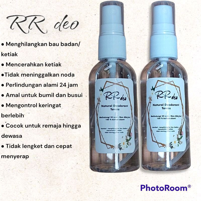 Deodorant Tawas / Natural Deodorant tawas spray penghilang bau ketiak (60ml)