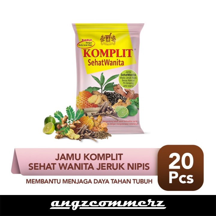 

SIDOMUNCUL Jamu Komplit Sehat Wanita Jeruk Nipis Ginseng Madu Renceng