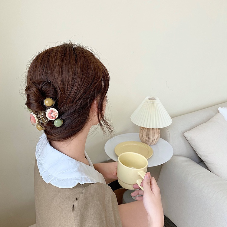 KLIP RAMBUT AKRILIK LUCU JEPITAN MEDIUM WANITA ANAK KASUAL HAIRCLIP HAIR CLIP CLAW ACCESSORIES AKSESORIS KOREA JEPIT JEDAI CEPOL ACRYLIC RETRO VINTAGE FRENCH CASUAL CUTE