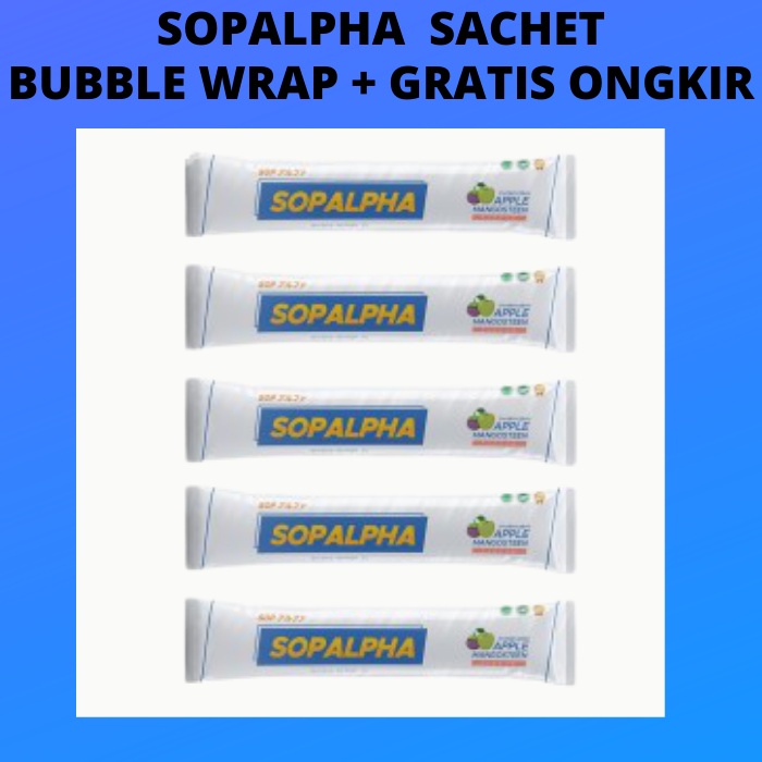 SOPALPHA 1 SACHET SOP BIO BOOST HALAL BPOM PER SACHET ECERAN SOP ALPHA