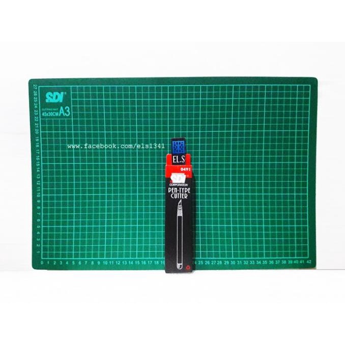 

Terlaris Paket SDI Cutting Mat A3 + Pen Cutter Termurah