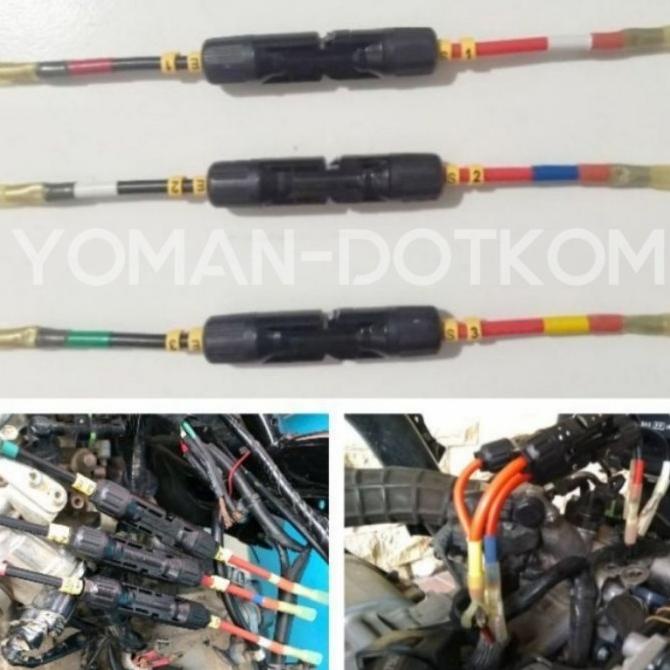 (Soket Kode 12)Socket, Soket Spul Aerox /Lexi Socket konektor Spull