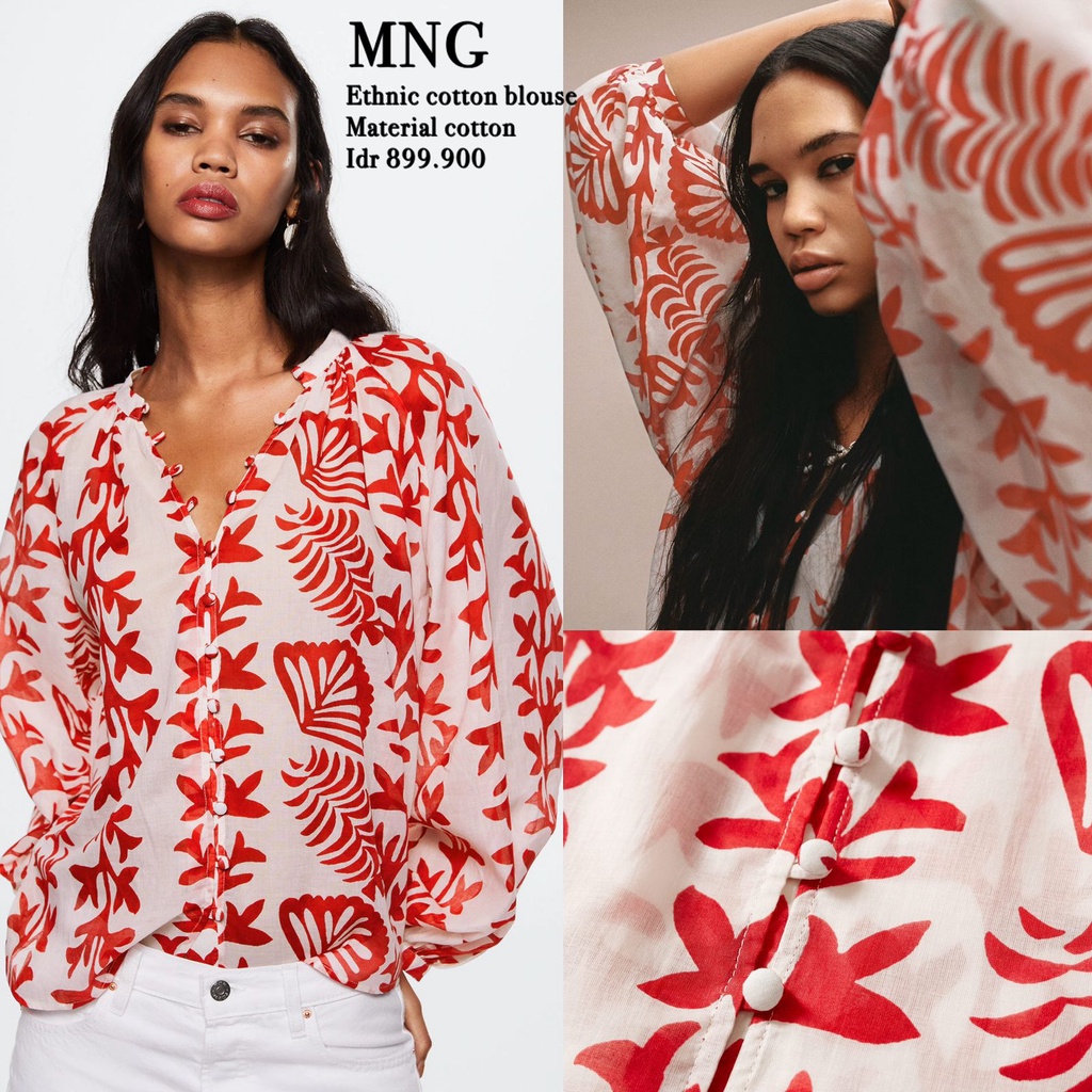 Mng / zr flowy blouse