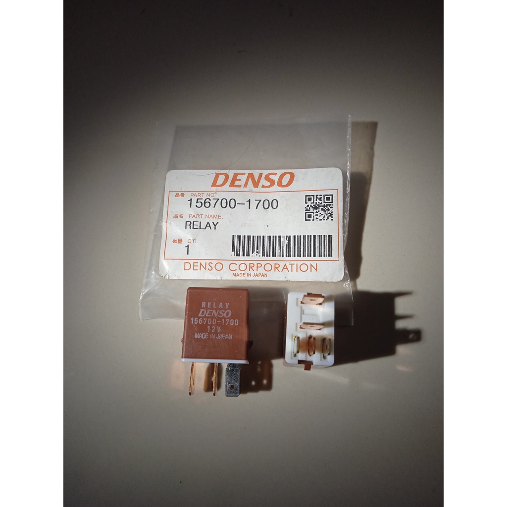 Jual Relay Denso Kaki 5 12volt 156701700 original warna coklat Shopee Indonesia