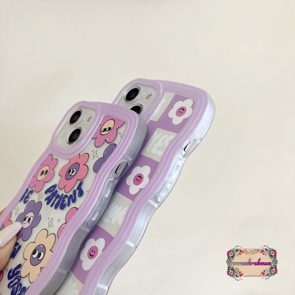 SS125 SOFTCASE SILIKON GELOMBANG MOTIF SMILE FLOWER FOR INFINIX SMART 5 6 6+ HD HOT 20 20I 20S 30I 30 9 10 11 12 PLAY 1S 12 12I PRO NOTE 12 G96 2023 12 TURBO SB4557