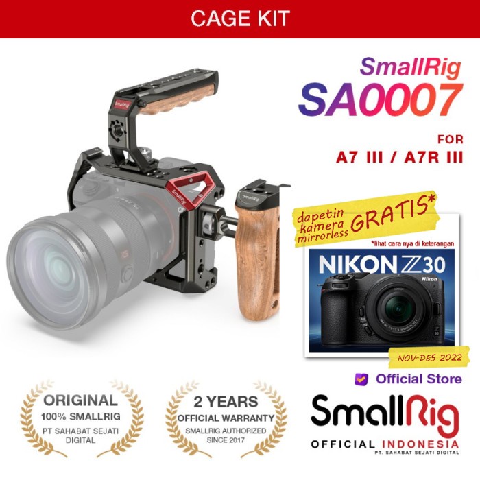 SmallRig New Design Cage Kit for A7 III / A7R III SA0007