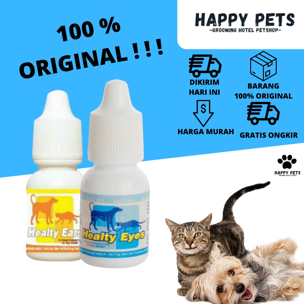 Obat mata dan telinga kucing/anjing Healthy eyes/ears 10ml