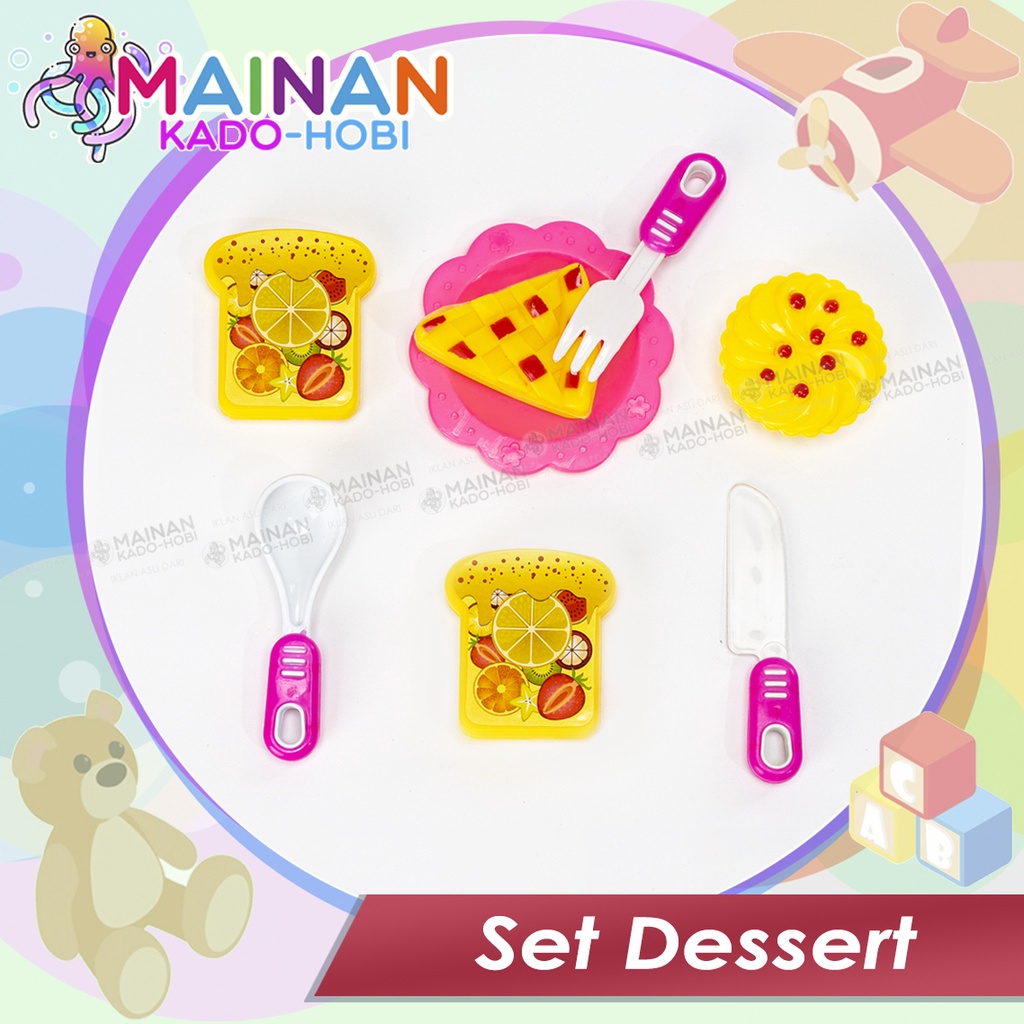 MAINAN ANAK PEREMPUAN EDUKASI MINIATUR MAKANAN MANIS DESSERT