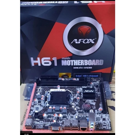 MOTHERBOARD AFOX H61 LGA 1155