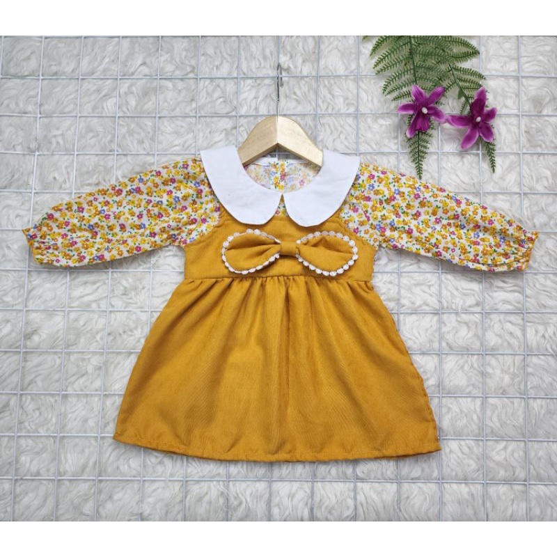 baju bayi perempuan Dress pita Baby