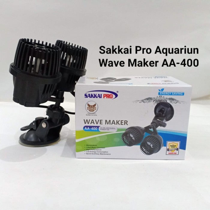 Wave Maker SAKKAI PRO AA 400 Mesin Pembuat Ombak Aquarium Kolam 10 Watt OMBAK AQUARIUM DAN KOLAM