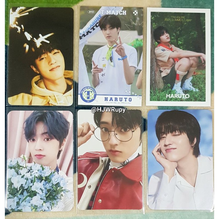 photocard treasure album jihoon yoshi junkyu doyoung jeongwoo dan teuday kit yedam dan blooming haru