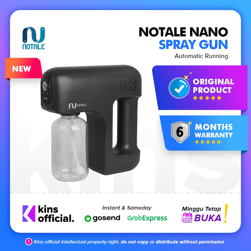 Notale Disinfectant Portable Atomization Nano Spray Gun Disinfectan