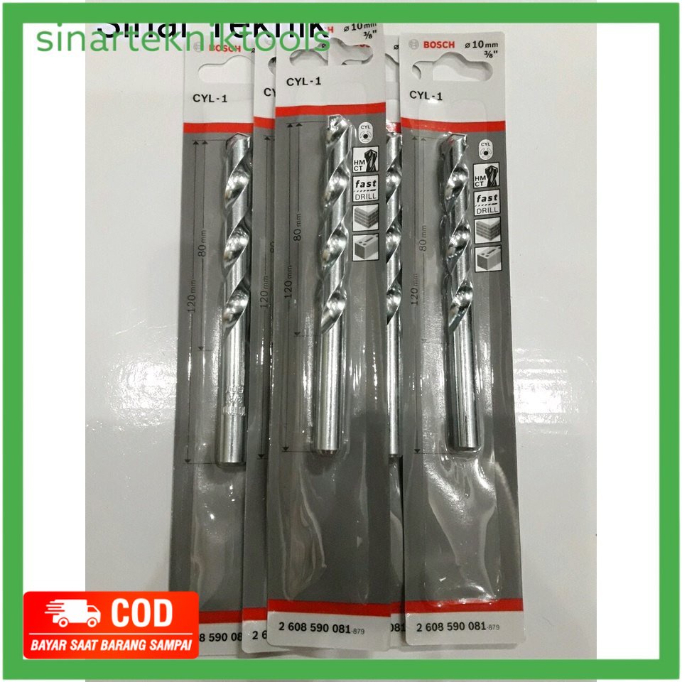 Matabor Bosch Multipurpose Mata bor kayu-besi 10mm CLY-1 Bosch Original