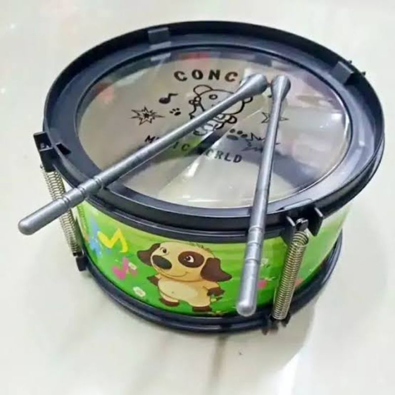 Mainan anak drum band 15x15 (Kecil) dan 19x19 (Besar)
